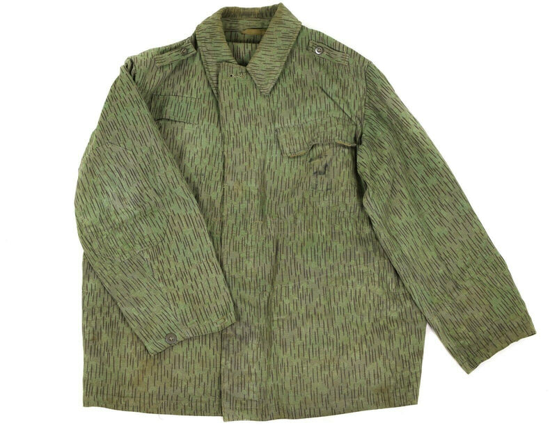 Oryginalny czeski armia wojskowa M60 Field Jacket Parma Rain Drop Camuflage