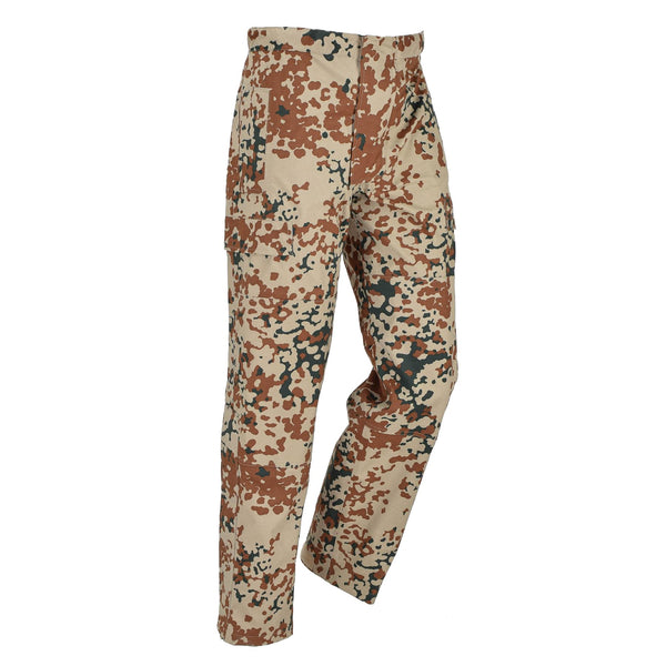 Oryginalny Duńska Armia M84 Desert Camo Wodoodporne spodnie deszczowe