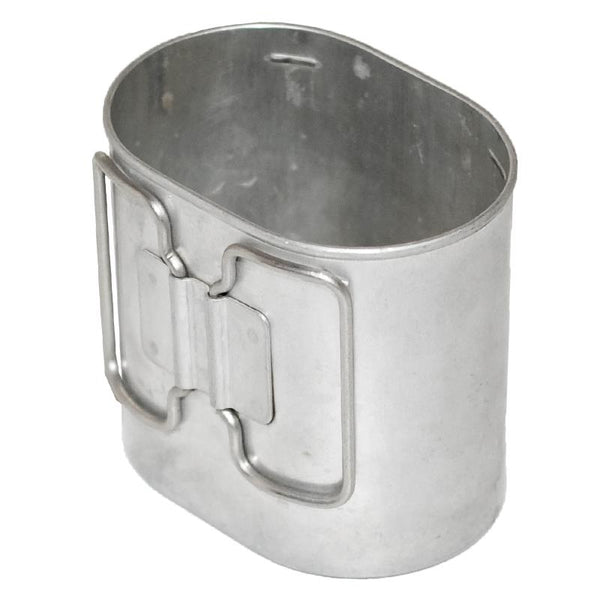 Oryginalne szwajcarskie wojska armii vintage aluminium motyla Mess Mess Mess Military Cup