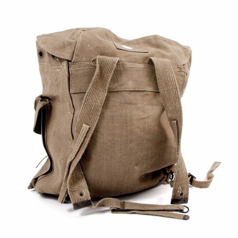 Oryginalny armia włoskiej vintage plecak górski Big Canvas Bag XL Rozmiar