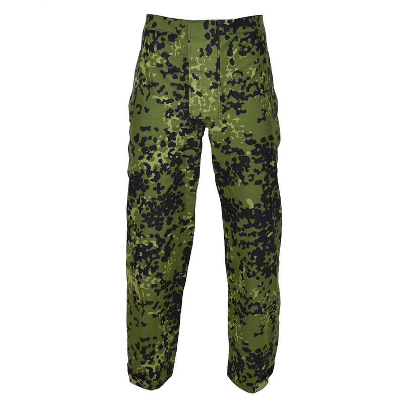 Oryginalny duński wojskowy Camo M84 Deszczowe spodnie wodoodporne elastyczne spodnie nowe