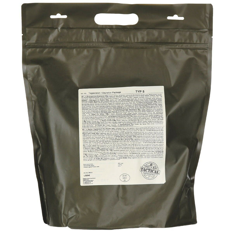Emergency army survival food vegetarian meal 24h ration military prepper MRE *(TYP5) - GoMilitar