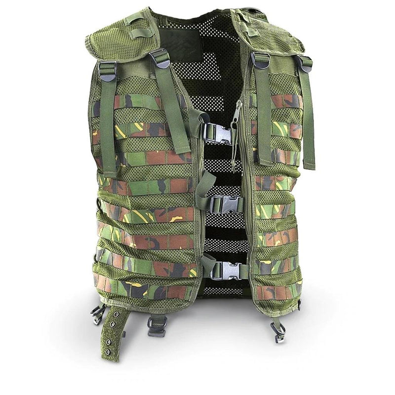 Oryginalny holenderski kamizelka taktyczna Molle Załącznik DMP Woodland Camuflage