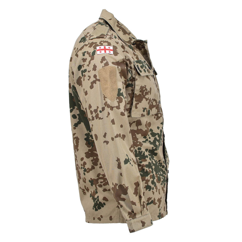 Prawdziwa gruzińska bluzka armii polowej Tropentarn Camouflage Field TAILS CHIRTS