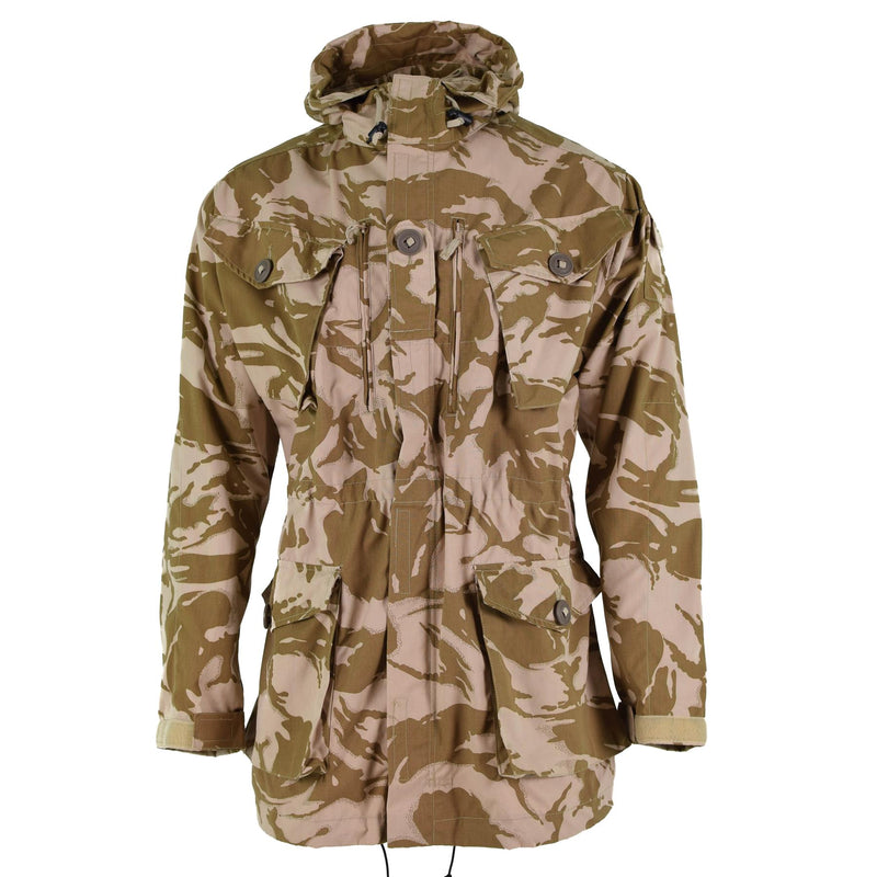 Prawdziwy brytyjska armia Parkana DPM Desert Camo Smock Windproof Jacket Wojskowy numer wojskowy