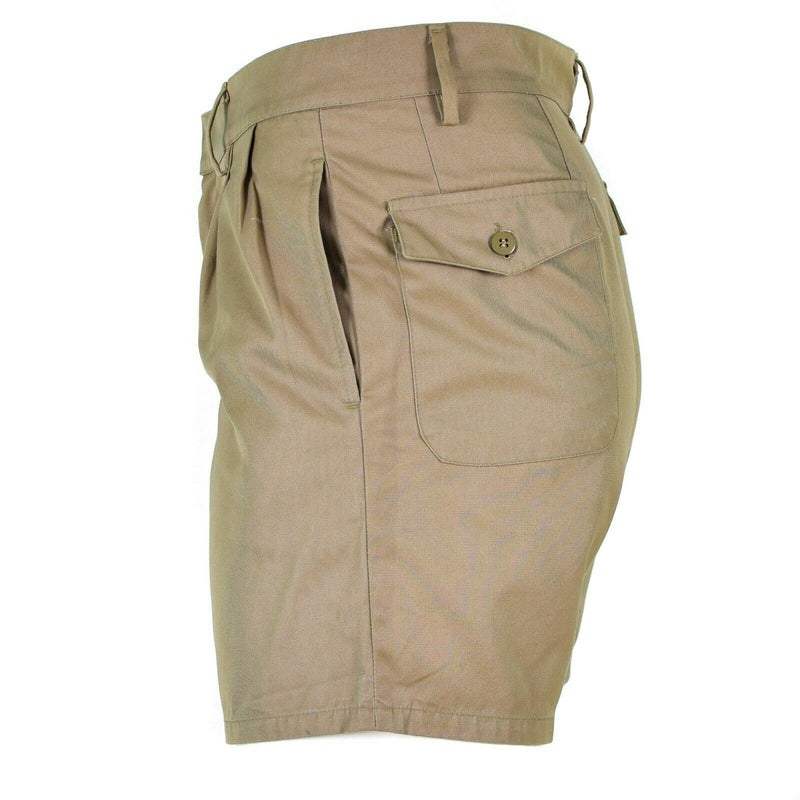 Oryginalne szorty armii włoskiej khaki chino wojskowe bermuda bermuda bdu