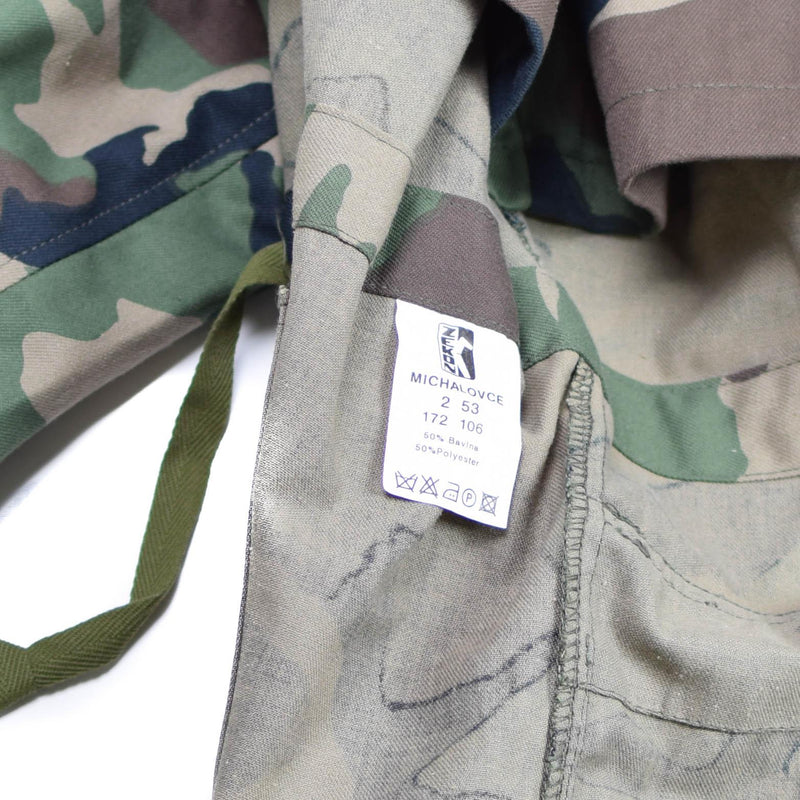 Oryginalna vintage słowacka kurtka polowa M97 Camo Combat Combat Parka New