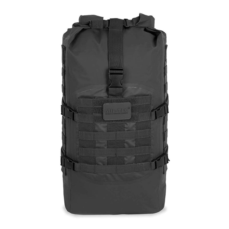 Uszczelki MIL-TEC Dry-Bag Taktyczne plecak Roll-Up RucKACK Waterproof 35L Black