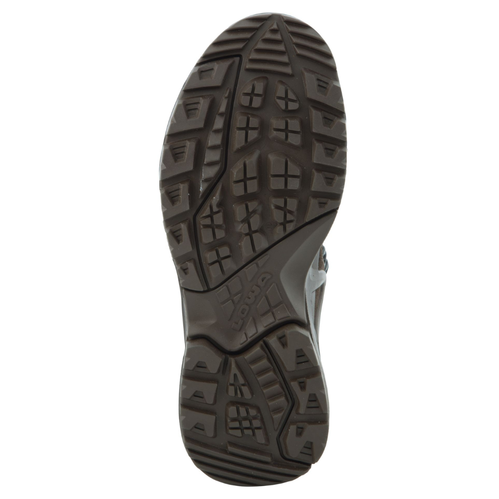 Buty taktyczne Lowa Zephyr GTX Mid TF Wodoodporna wyściełana cholewka w kolorze ciemnobrązowym