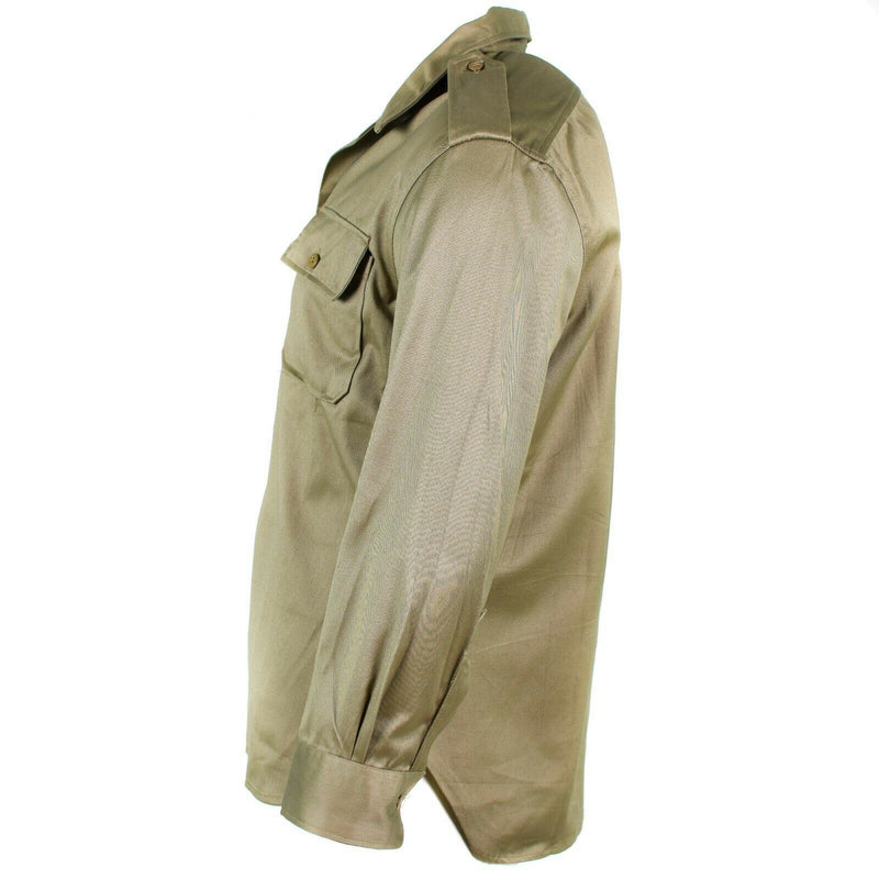Oryginalny grecki armia deszczu deszcz martwa kurtka wojskowa chino khaki nowa