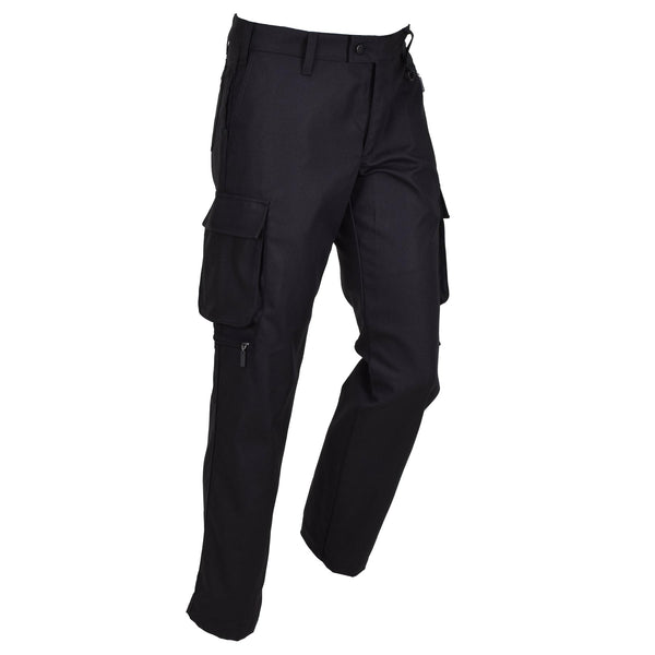 Oryginalne Danii Wojskowe Black Work Pants D-ring Spodnie silne trwałe nowe