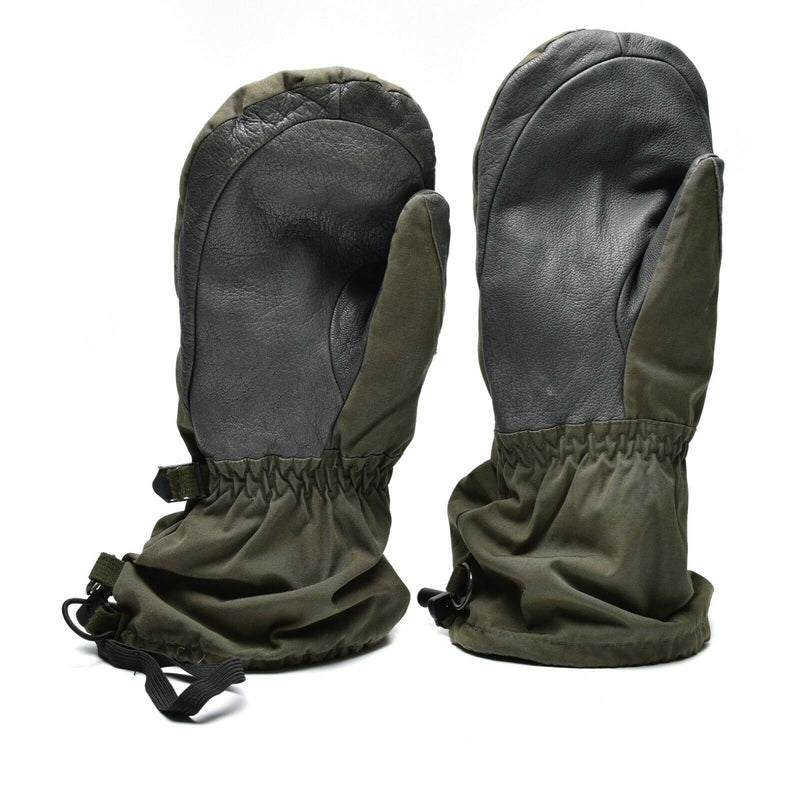 Oryginalna armia austriacka Olive OD Goretex Mittens Wojskowe wodoodporne rękawiczki bojowe