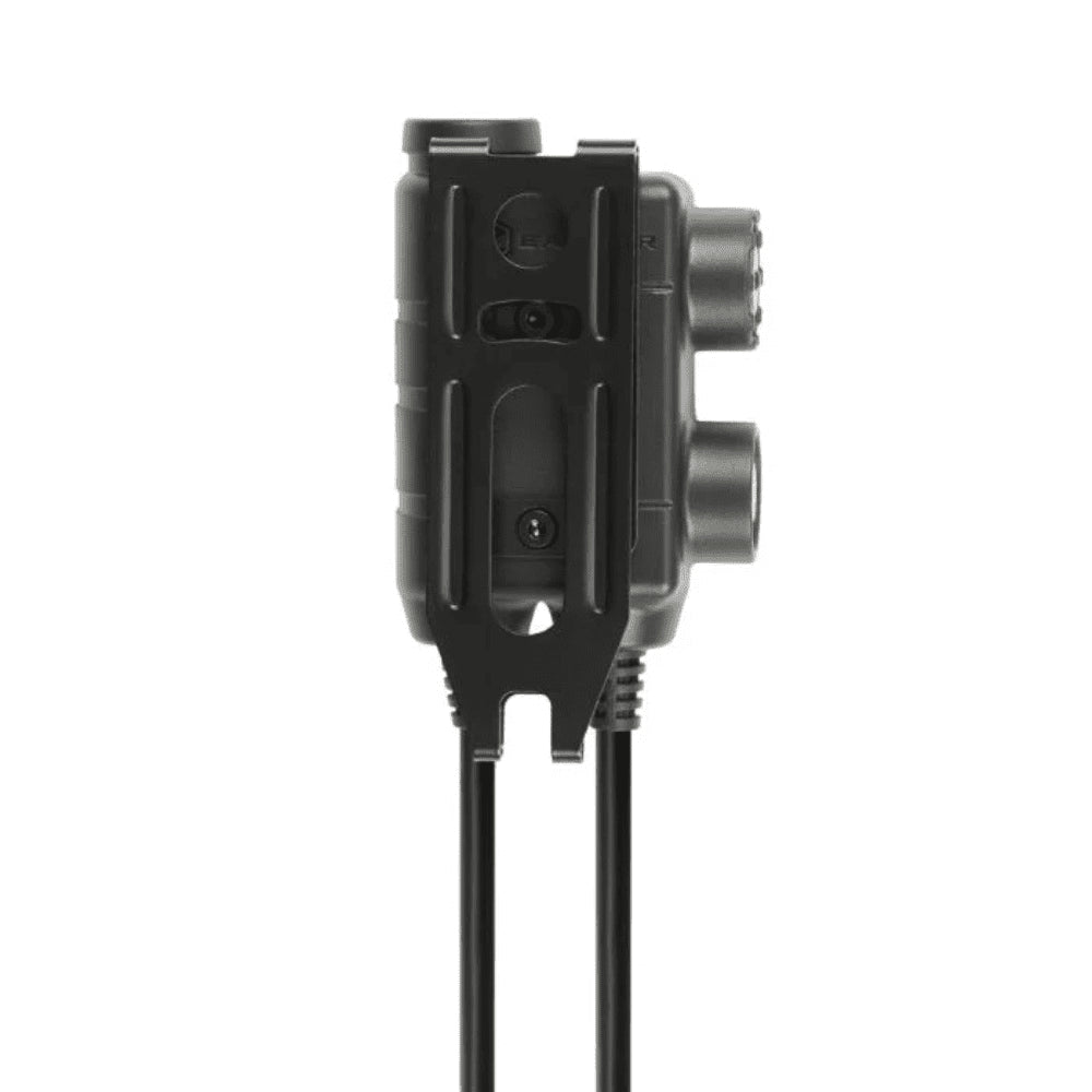 Earmor podwójny adapter PTT Kenwood Baofeng 2-pinowy przewodowy taktyczny zestaw słuchawkowy czarny
