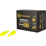 EARMOR M03 MaxDefense Silikonowe zatyczki do uszu wielokrotnego użytku NRR 23dB Zielone