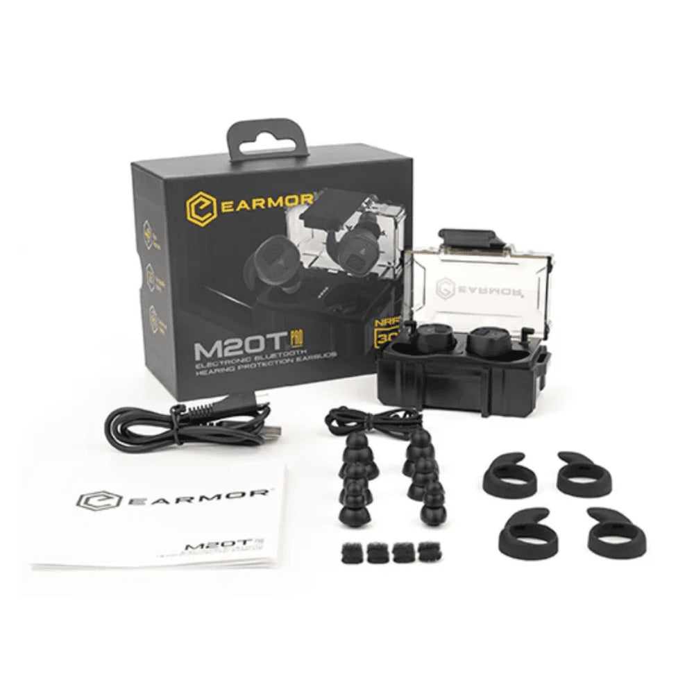 Earmor M20T Pro Elektroniczne zatyczki do uszu Bluetooth Ochrona słuchu Foliage Green