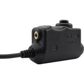 Adapter Earmor M51-MID PTT Zestaw słuchawkowy Midland Radio Przewodowy sprzęt taktyczny Czarny