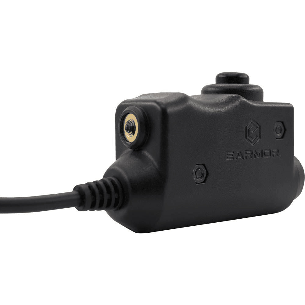 Adapter Earmor M51-MID PTT Zestaw słuchawkowy Midland Radio Przewodowy sprzęt taktyczny Czarny