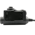 Earmor M52-KEN Adapter PTT Kenwood Baofeng Radio Słuchawki Taktyczne Czarne