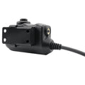 Earmor M52-KEN Adapter PTT Kenwood Baofeng Radio Słuchawki Taktyczne Czarne