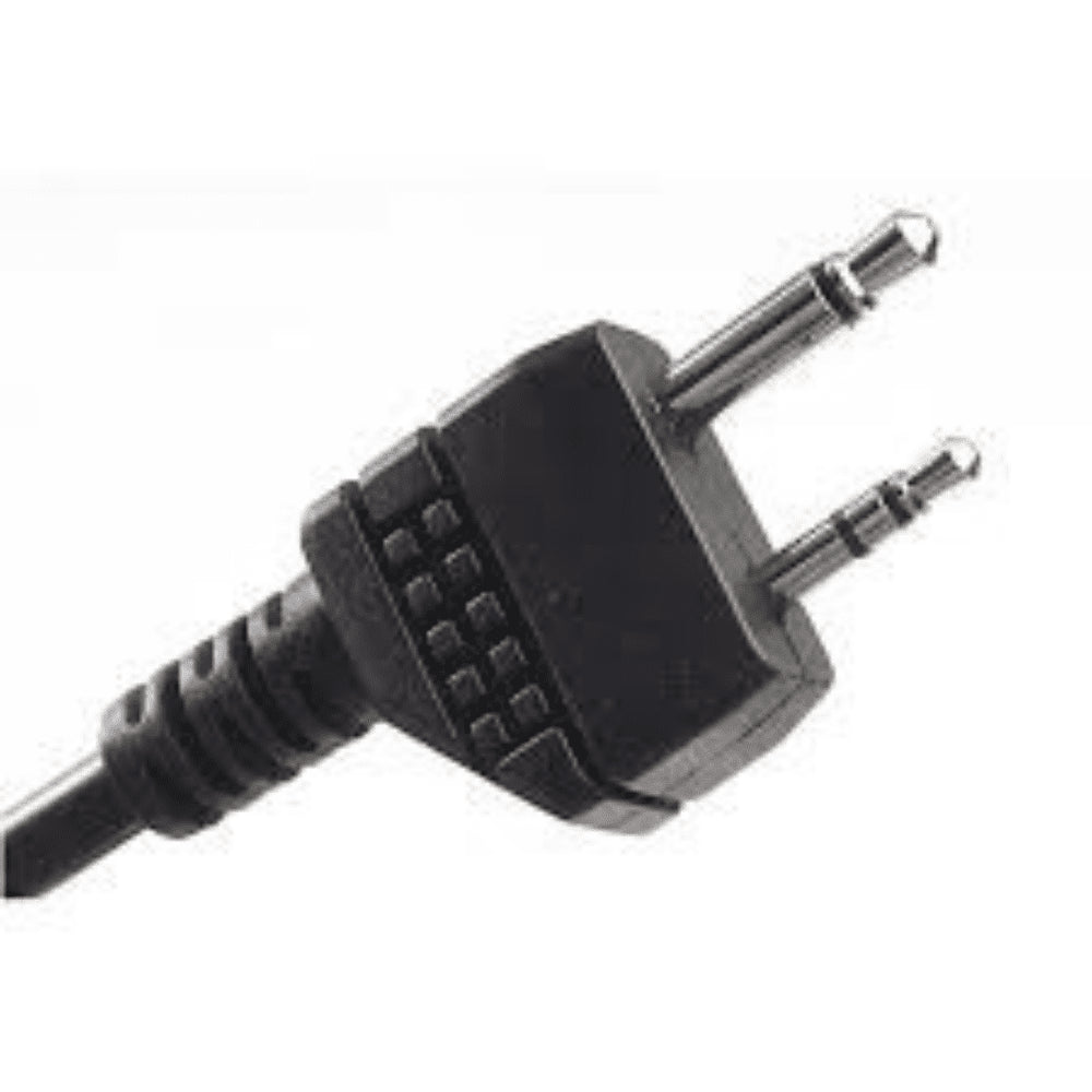 Adapter Earmor M52 PTT Midland 2-pinowy przewodowy taktyczny kabel do zestawu słuchawkowego, czarny