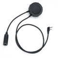 Adapter EARMOR M55 PTT Kenwood Baofeng 2-pinowy adapter zestawu słuchawkowego z radiem, czarny