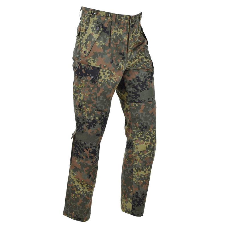 Leo Kohler BDU Pants Bundeswehr Flecktarn Camo Field Tactical Paintball Spodni