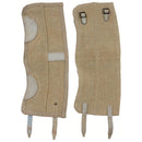 Oryginalne włoskie getry wojskowe, osłony na nogawki butów wojskowych w kolorze khaki z wytrzymałego płótna, przeznaczone do ochrony sprzętu outdoorowego i turystycznego