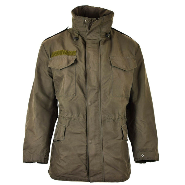 Oryginalna armia austriacka kurtka M65 Goretex wojskowy Olive Parkha Waterproof