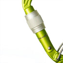 Edelrid HMS Kuloodporny karabinek z nakrętką i pierścieniem Slate Sprzęt wspinaczkowy szary