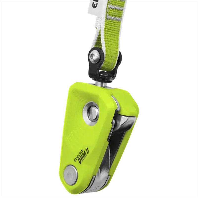 Edelrid Ohm wspomagane urządzenie do hamowania pomaga lżejsze asegederów zielone