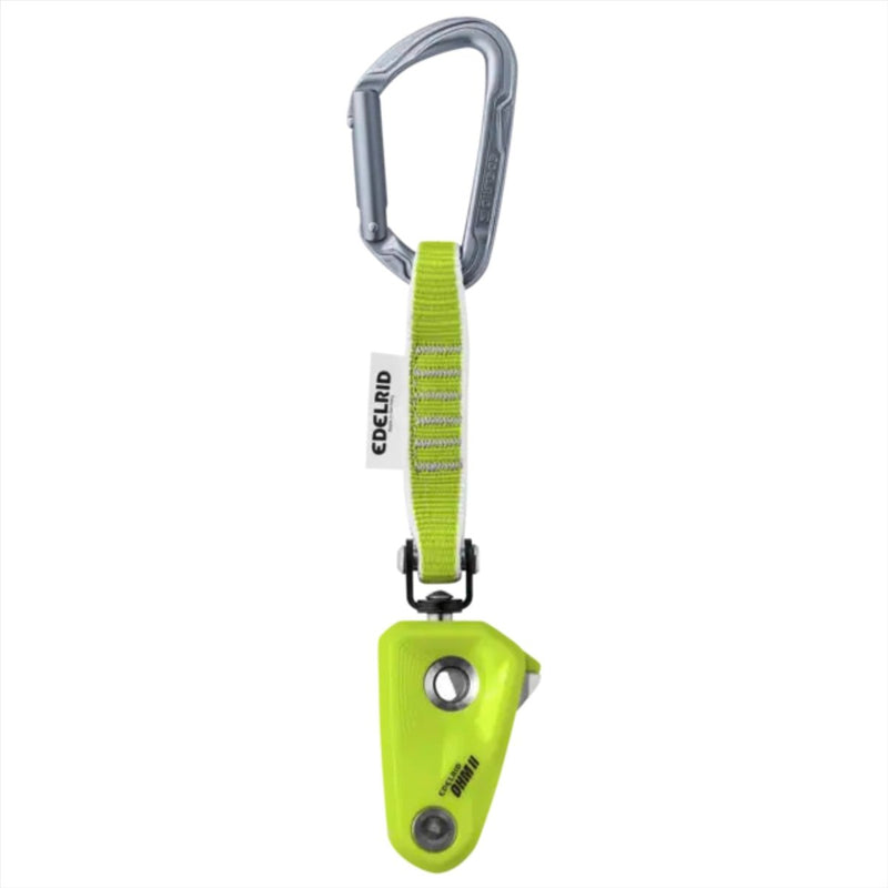 Edelrid Ohm wspomagane urządzenie do hamowania pomaga lżejsze asegederów zielone