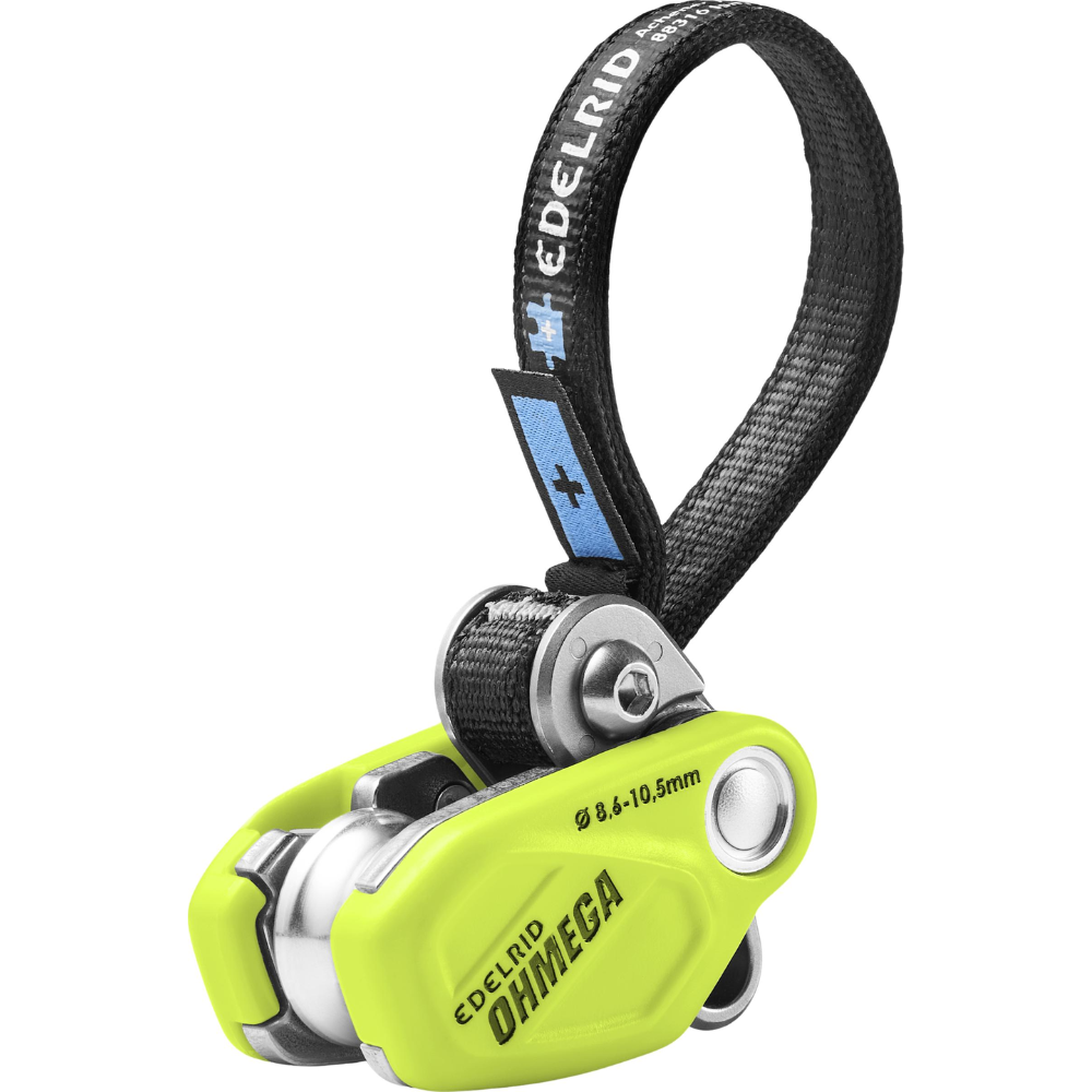 Edelrid Ohmega Asystent hamulca wspinaczkowego z bloczkiem 8,6–10,5 mm Oaza linowa