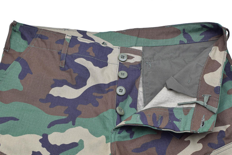 Marka MIL-TEC w stylu wojskowym USA Woodland Camo Ripstop Soldiers BDU Cargo Pants