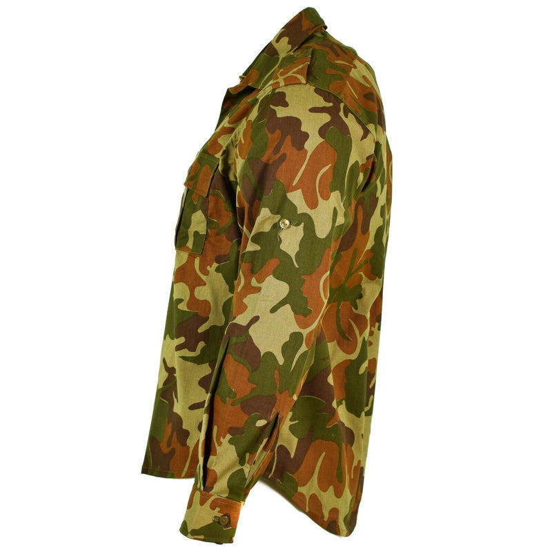 Prawdziwa rumuńska koszulka armii liść Camo M90 Rumunia Wojskowa kwestia nowa