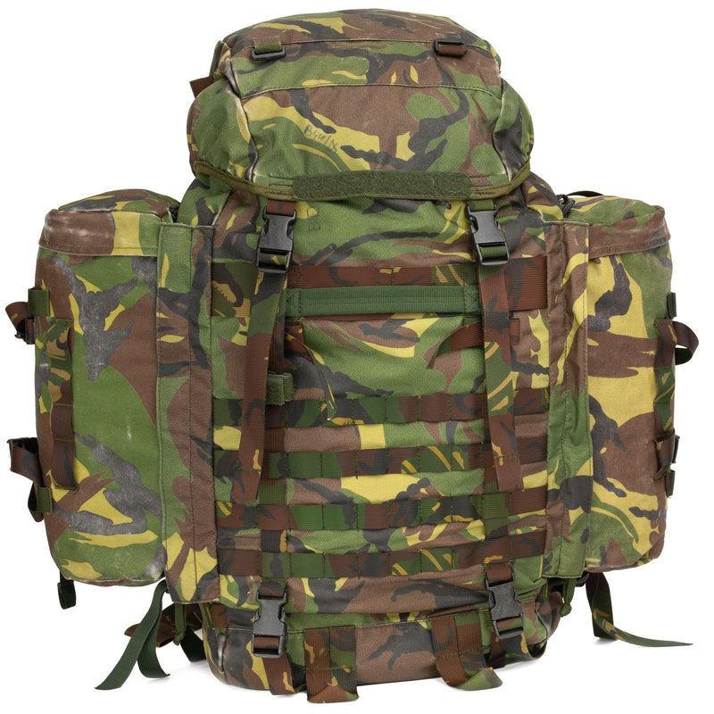 Oryginalny holenderski plecak armii armii DPM Woodland Combat 60L Taktyczny plecak