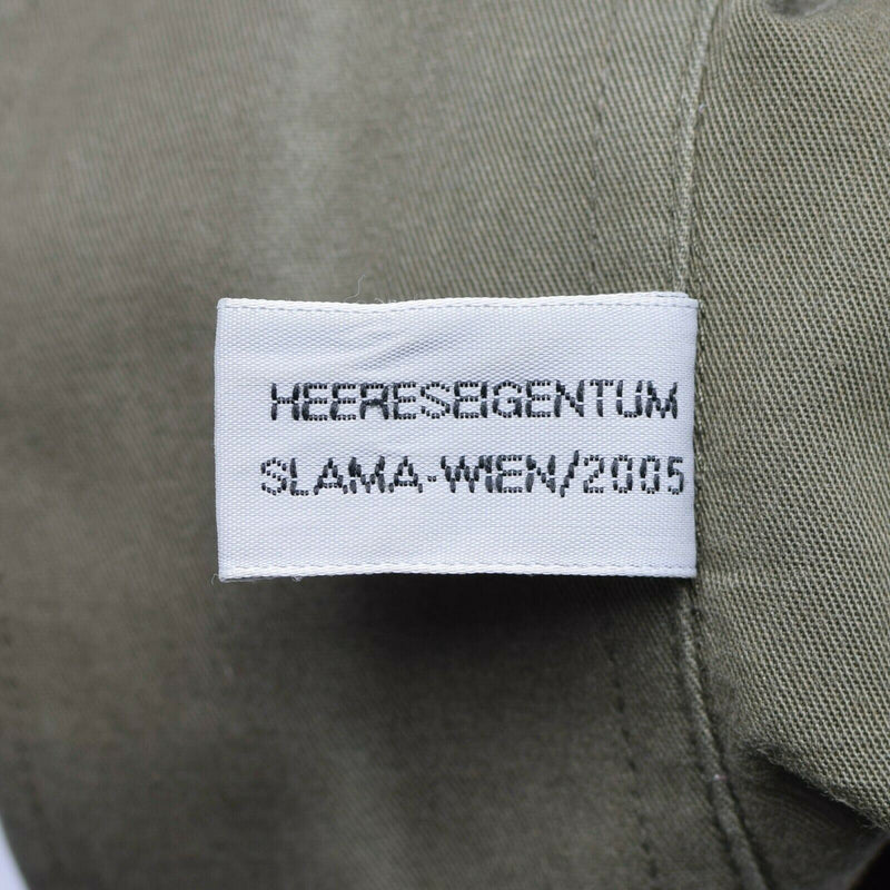 Oryginalna koszula armii austriackiej M65 O.D Wojskowe walki z krótkim rękawem Olive BDU
