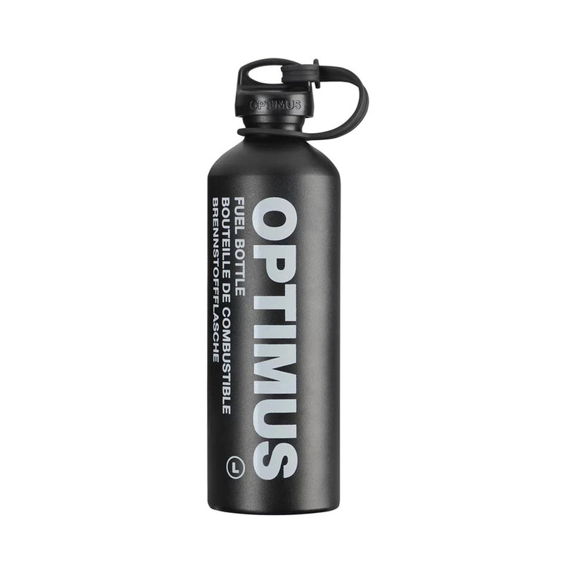 Optimus płynowa butelka paliwa 600 ml 1000 ml Cap bezpieczeństwa Trwałe lekkie czarne