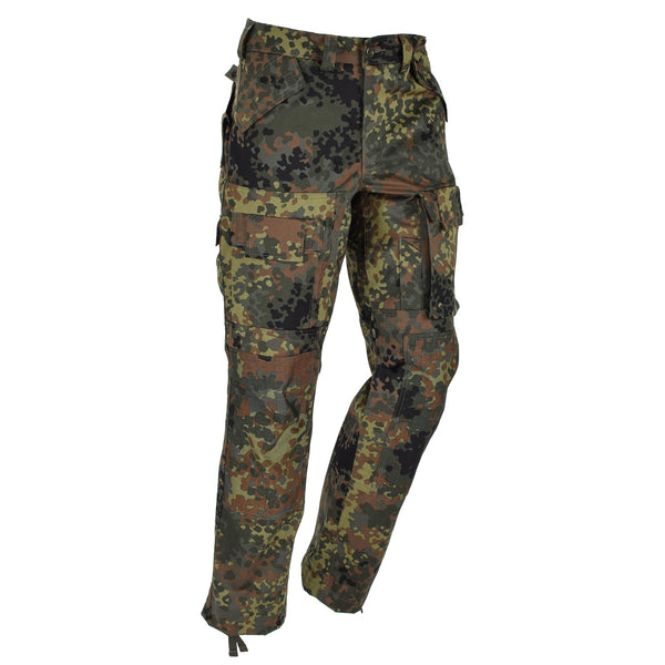 Leo Kohler Army Combat Pants Pants Flecktarn Camo Forced Cargo Field Spoders