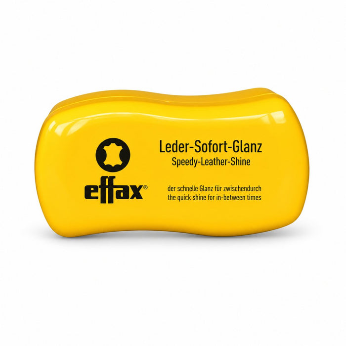 Effax Speedy Leather-Shine Polishing Sponge Quick Leather Care Neutral - GoMilitar