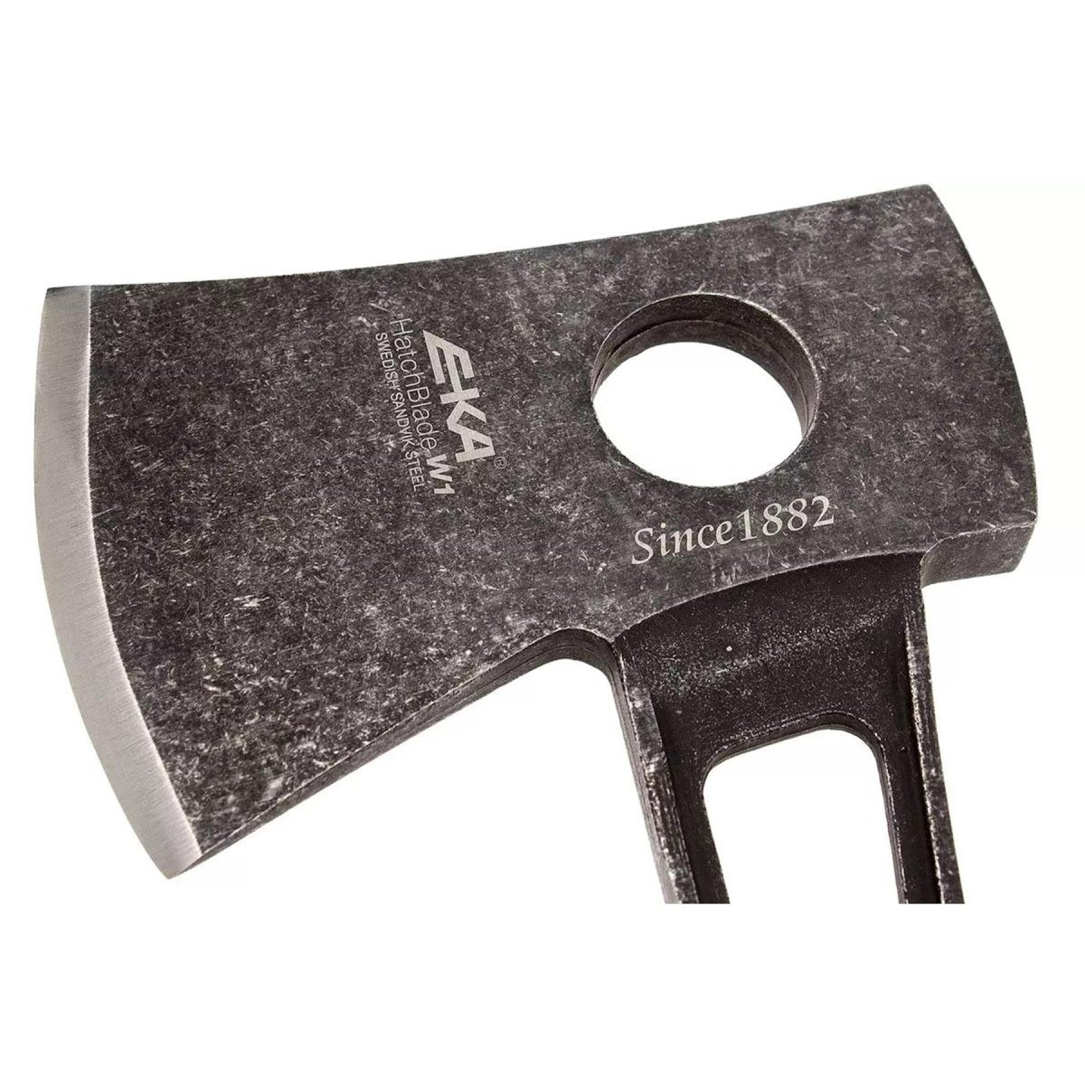 Eka marka Eka Hatchblade W1 Hand Axe Lekki czarny czarny uchwyt G10 12c27 Stal