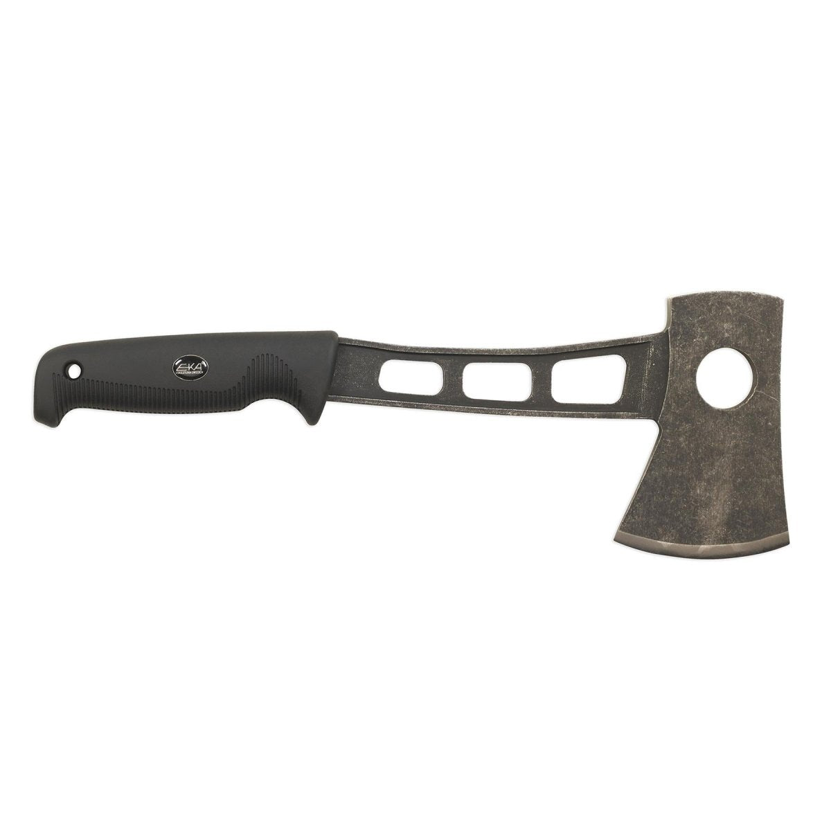 Eka marka Eka Hatchblade W1 Hand Axe Lekki czarny czarny uchwyt G10 12c27 Stal