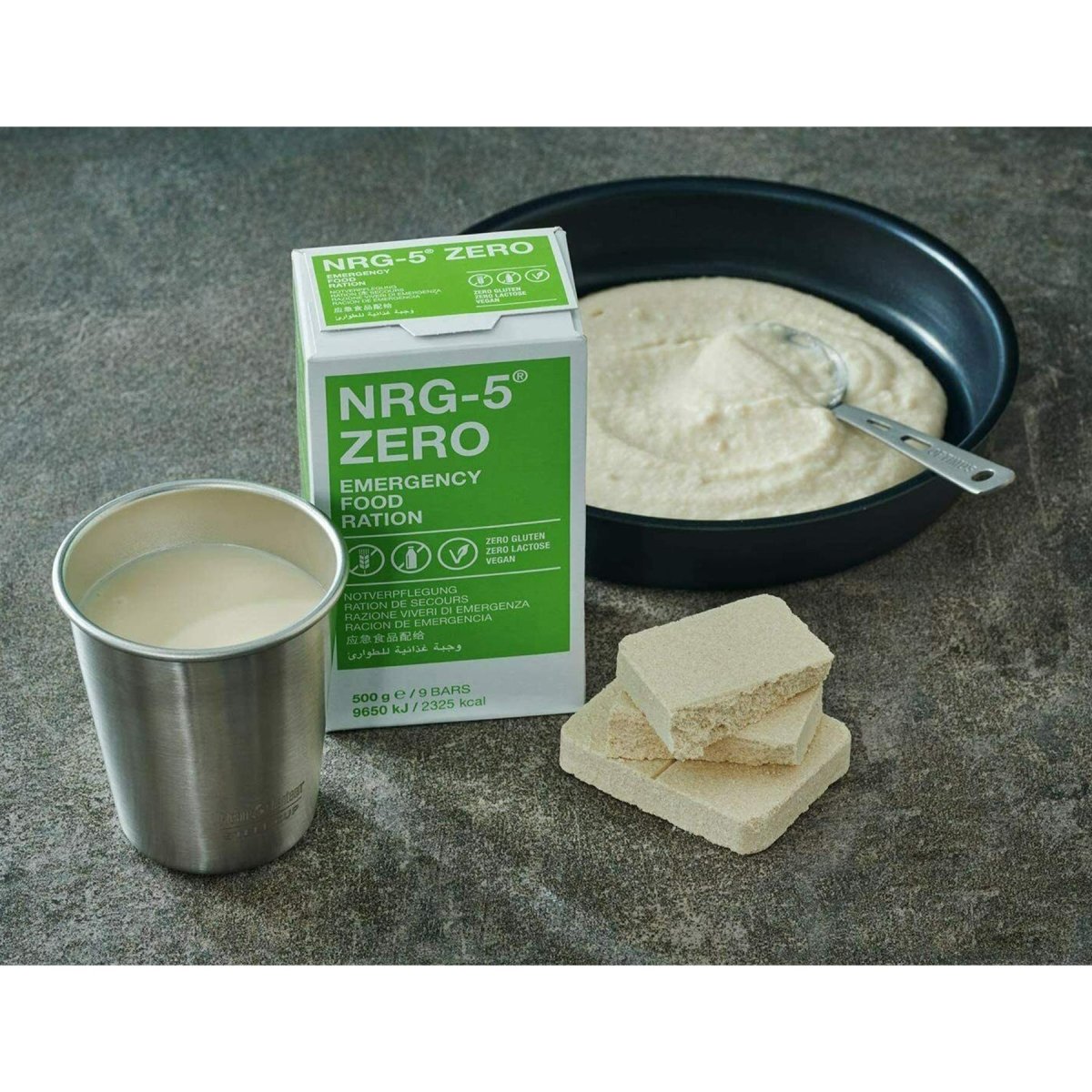 Pakiet żywnościowy armii awaryjnej armii mre prepper wojskowy NRG-5 zero 500 g