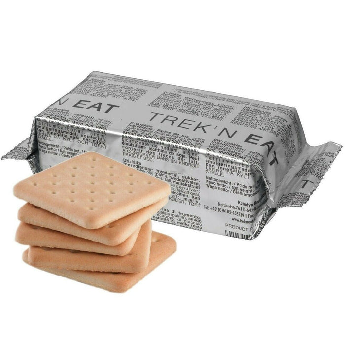 Trek'n Eat MRE emergency ration army survival biscuits 125g pack for outdoor and hiking energy supply