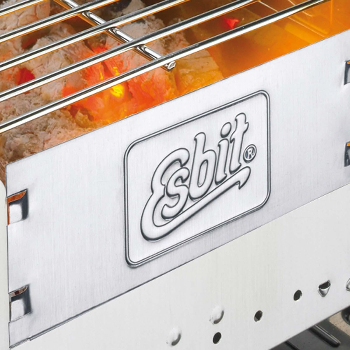 Esbit Brand BBQ Węgiel Grill z fałdowaniem Zestaw Piknikowy Zestaw gotowania na świeżym powietrzu