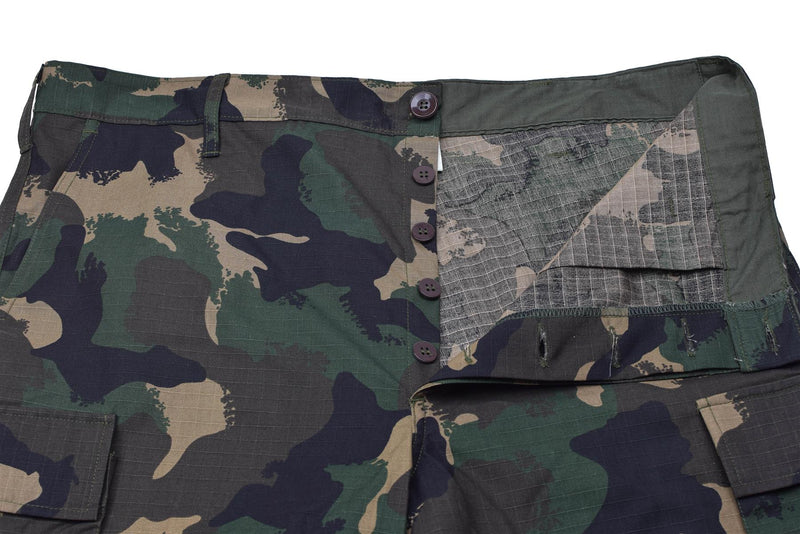 Oryginalne węgierskie wojskowe spodnie letnich pola M1990 Woodland Camo Ripstop Nowe