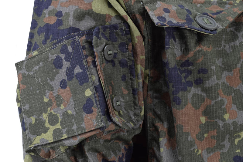 Marka tacgear niemiecka wojskowa kurtka polowa commando żołnierze flecktarn camo
