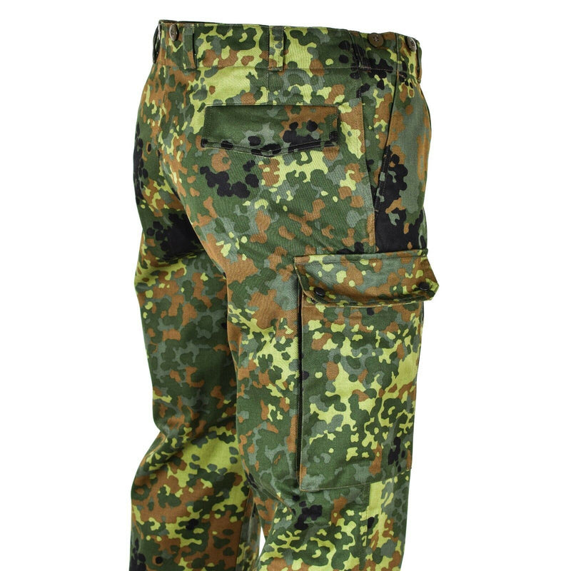 Prawdziwy problem armii niemieckiej Flecklecktarn Pants Field Combat Camo BW spodnie nowe