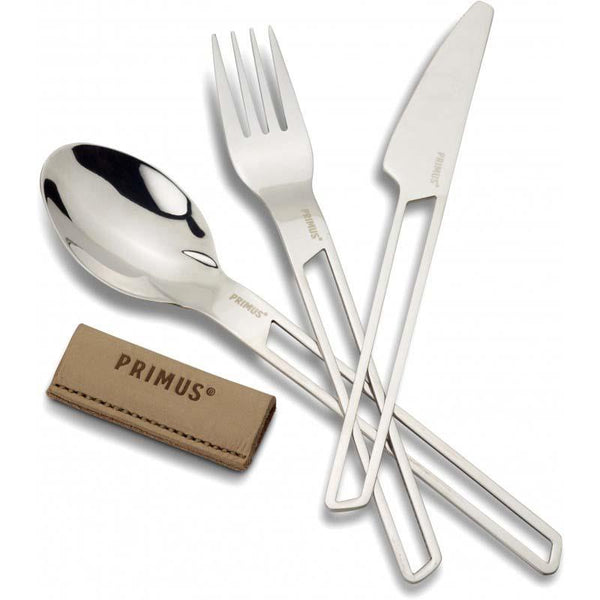 Primus Conffire Cutlery Ustaw lekkie przybory turystyczne stali nierdzewnej