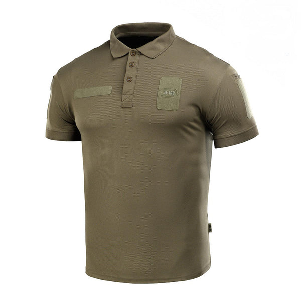 Koszula Polo w stylu wojskowym M-TAC Oddychająca lekka bielizna taktyczna oliwka