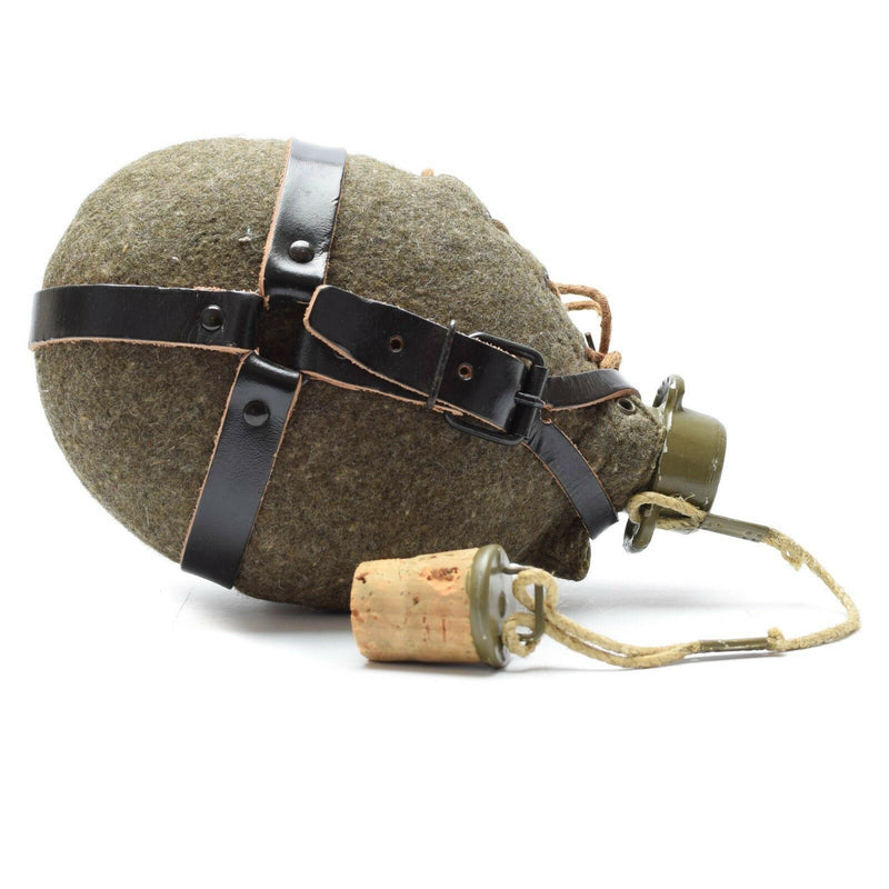 Oryginalny Czech Army Picie Flask M60 Water Bottle Bottle Cankow Cork Cork Stopper